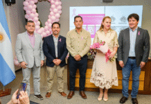 Ministra de Salud acompañó jornada de concienciación sobre cáncer de mama en la EBY