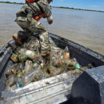 Mades retiró unos 4.500 metros de espineles en operativos en los ríos Paraguay y Paraná