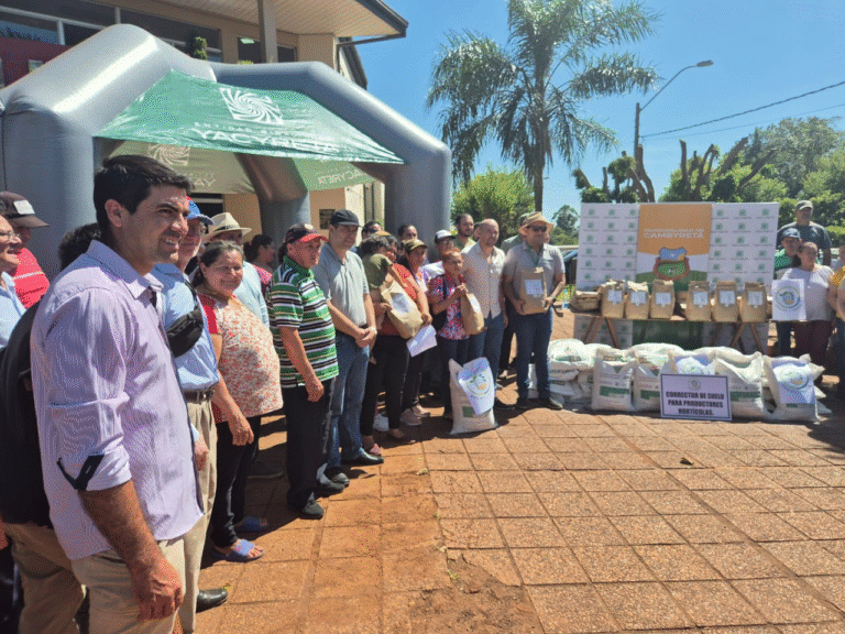 Yacyretá intensifica apoyo a pequeños productores de Itapúa