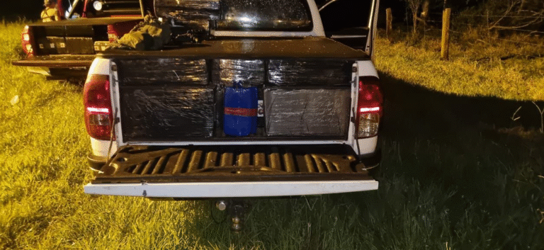 Fuerte golpe al narcotráfico: incautación de marihuana transportada en convoy de 19 vehículos en Canindeyú