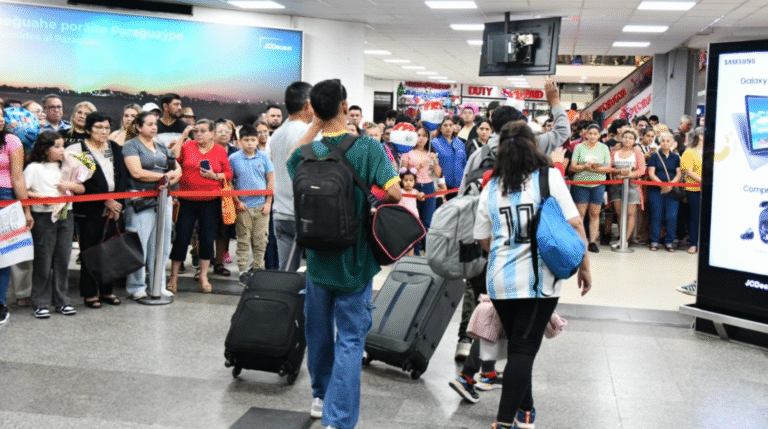 Paraguay registra cifra récord de pasajeros que pasaron por su principal aeropuerto en 2025