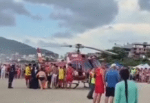 Dramático rescate de joven paraguayo que se ahogaba en una playa de Brasil