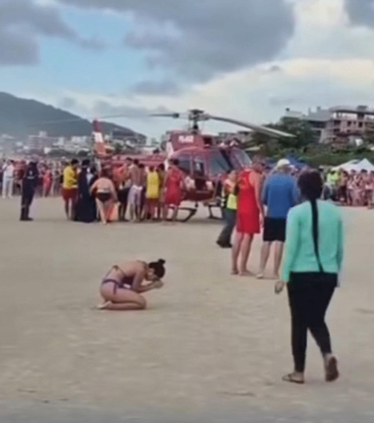 Dramático rescate de joven paraguayo que se ahogaba en una playa de Brasil Dramático rescate de joven paraguayo que se ahogaba en una playa de Brasil