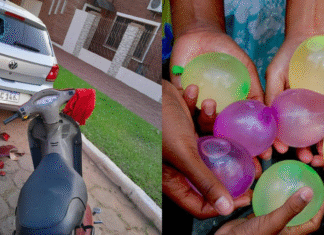 Concepción: le lanzaron globitos con agua y chocó contra auto estacionado