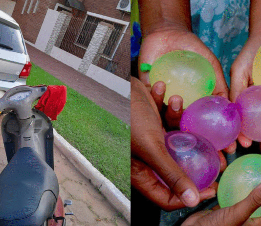 Concepción: le lanzaron globitos con agua y chocó contra auto estacionado