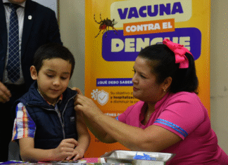 Más de 1.000 niñas y niños ya recibieron la primera dosis contra el dengue