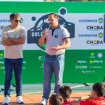 NELSON «PIPINO» CUEVAS ACOMPAÑÓ LAS SEMIFINALES DE “GOLES POR MI BARRIO” EN ENCARNACIÓN.