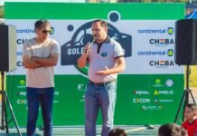NELSON «PIPINO» CUEVAS ACOMPAÑÓ LAS SEMIFINALES DE “GOLES POR MI BARRIO” EN ENCARNACIÓN.