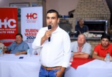 Rubén Vázquez es confirmado como precandidato a la Intendencia Municipal de Alto Verá por el Movimiento Honor Colorado