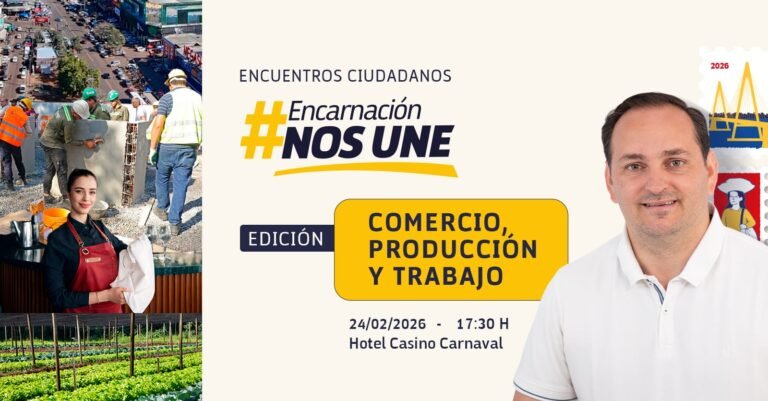 Convocan a un Encuentro Ciudadano sobre Comercio, Producción y Trabajo en Encarnación Convocan a un Encuentro Ciudadano sobre Comercio, Producción y Trabajo en Encarnación