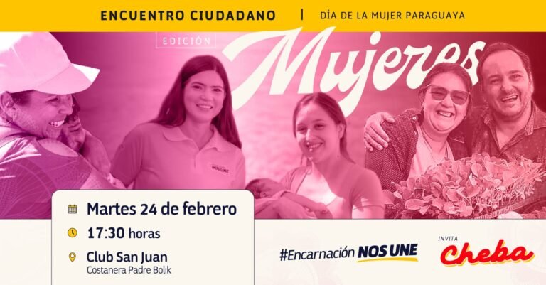 ENCUENTRO CIUDADANO · EDICIÓN MUJERESUn espacio donde la voz de las mujeres será protagonista