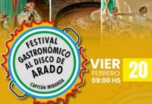 LANZAMIENTO OFICIAL DEL FESTIVAL GASTRONÓMICO AL DISCO DE ARADO DE CAPITÁN MIRANDA