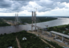Estiman que para inicios de junio se logrará la unión física del puente de la Bioceánica sobre el río Paraguay