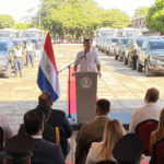 Policía recibe equipamientos, vehículos y una clara instrucción de resguardar a los trabajadores