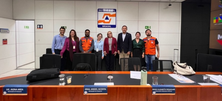 Paraguay y Brasil fortalecen cooperación bilateral ante emergencia de riesgos y desastres