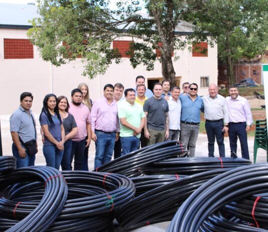 TRINIDAD AMPLÍA SU RED DE AGUA POTABLE GRACIAS AL APOYO DE YACYRETÁ