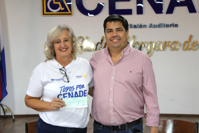 Yacyretá se sumó a la campaña solidaria a favor del CENADE con un importante aporte Yacyretá se sumó a la campaña solidaria a favor del CENADE con un importante aporte
