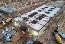 Avanza construcción del Hospital General de Concepción con ejecución de la primera losa