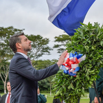 Con ofrenda floral en memorial de excombatientes, Gobierno conmemora 91 aniversario de la Paz del Chaco