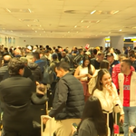 Rumbo al sueño mundialista: cientos de hinchas viajaron para alentar a la Albirroja