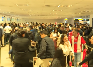 Rumbo al sueño mundialista: cientos de hinchas viajaron para alentar a la Albirroja