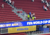 Hinchas paraguayos dejaron limpias las gradas tras gran victoria ante Turquía