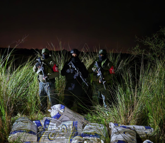 OPERATIVO CONJUNTO DE LA PREFECTURA Y LA FTC SUR LOGRA DECOMISAR IMPORTANTE CARGA DE MARIHUANA