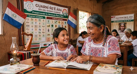 Guarani ñe’ẽ ára: Tetã Léi Guasu omoañeteva’ekue ñane ñe’ẽ 1967 guive