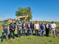 Construyen estanque en la compañía de Valle Apu´a para impulsar la piscicultura en Ñeembucú