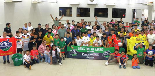 Más de 1.800 niños y jóvenes recibieron indumentarias para la 7.ª edición de Goles por mi Barrio