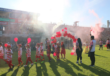 Más de 1.800 niños y jóvenes dieron inicio a la 7.ª edición de Goles por mi Barrio